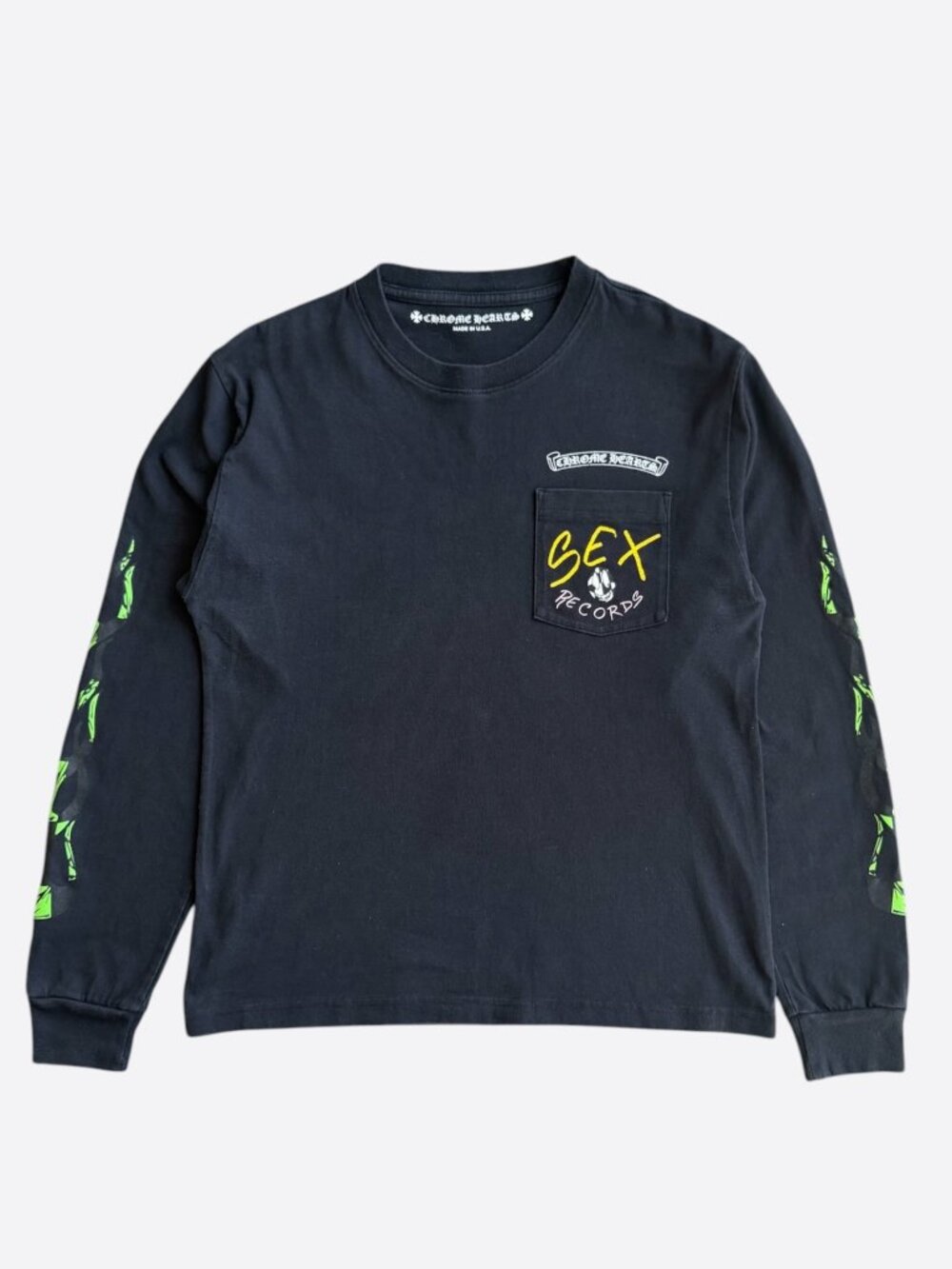 Chrome Hearts Black Matty Boy Stay Fast Longsleeve T-Shirt